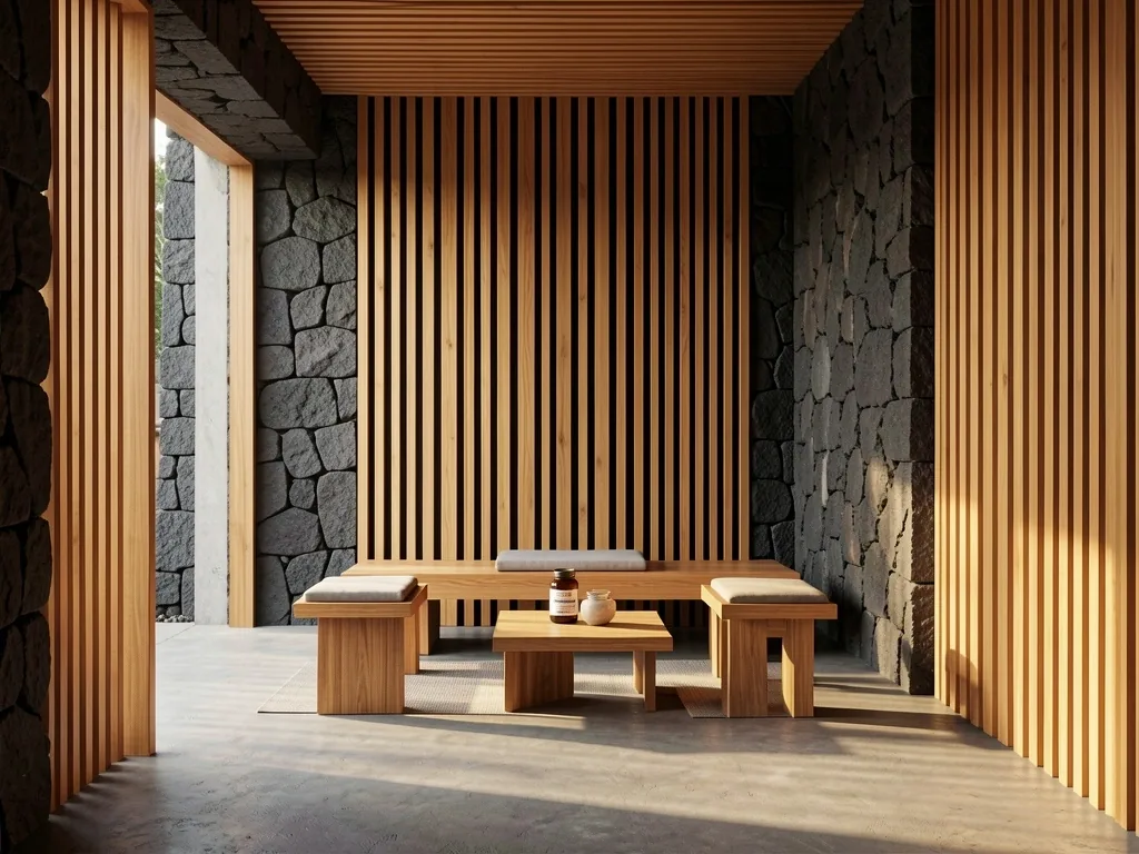 Wellness space interior in Malang